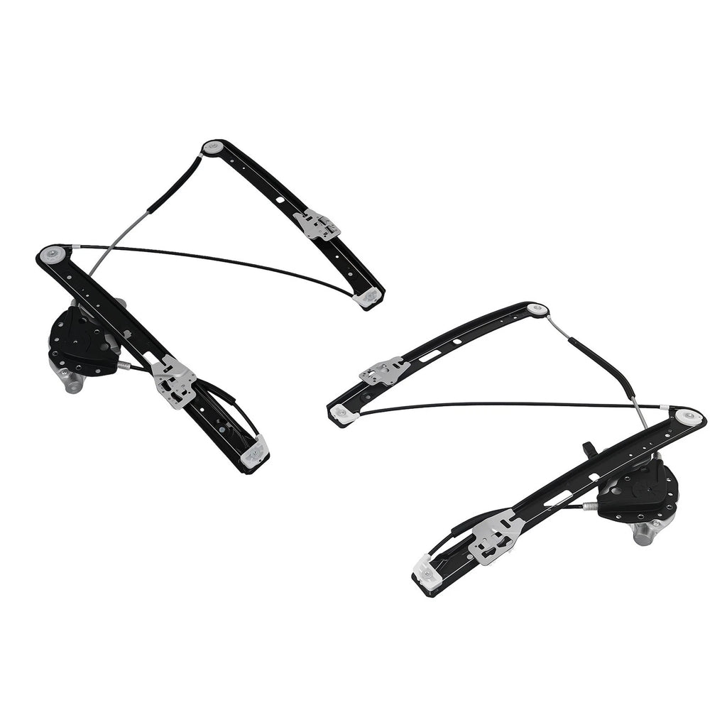 2X Front Window Regulator with Motor for BMW E46 320i 323i 325i 328i (1999–2005)