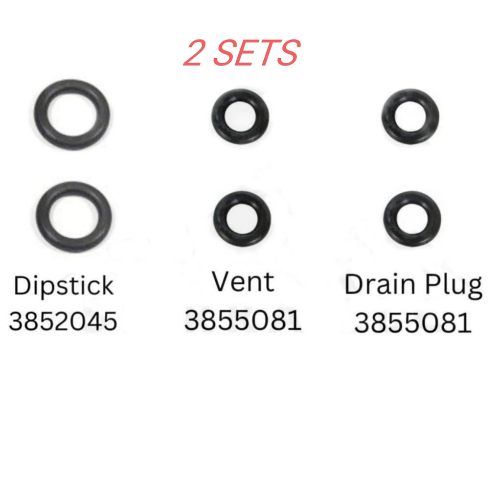 Set of 2 Gearlube Stern Drive O-Rings for Volvo Penta (3852045, 3855081)