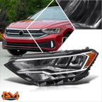 Left Side Headlight Amber Corner Lamp for VW Jetta (2019–2023)