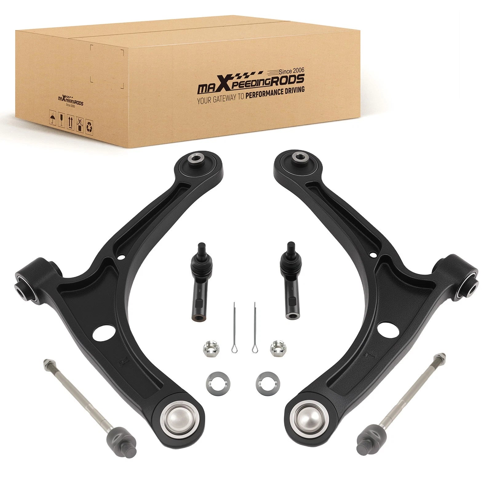 Front Suspension Lower Control Arms Tie Rods for Honda Ridgeline (2006–2014)