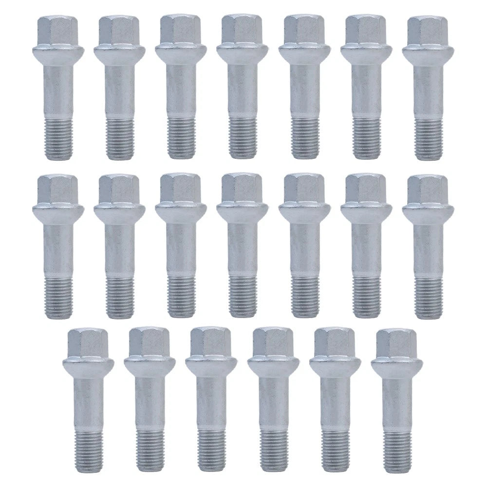 20pcs Wheel Lug Bolts Nuts Kit for Mercedes-Benz ML350 S500 GLK350 (0009905307)