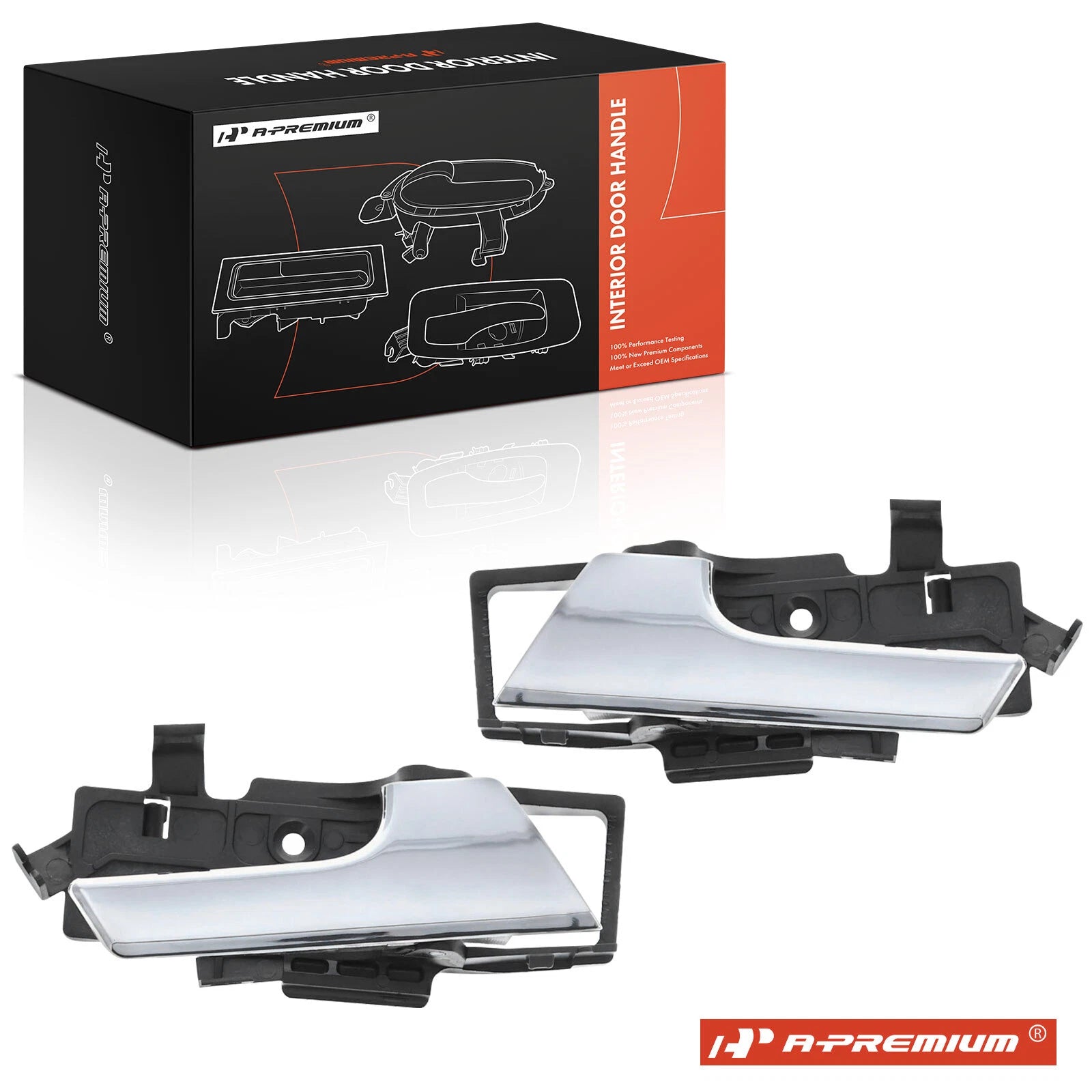 2X Front or Rear Interior Door Handle for Chevy Aveo (2007–2010)
