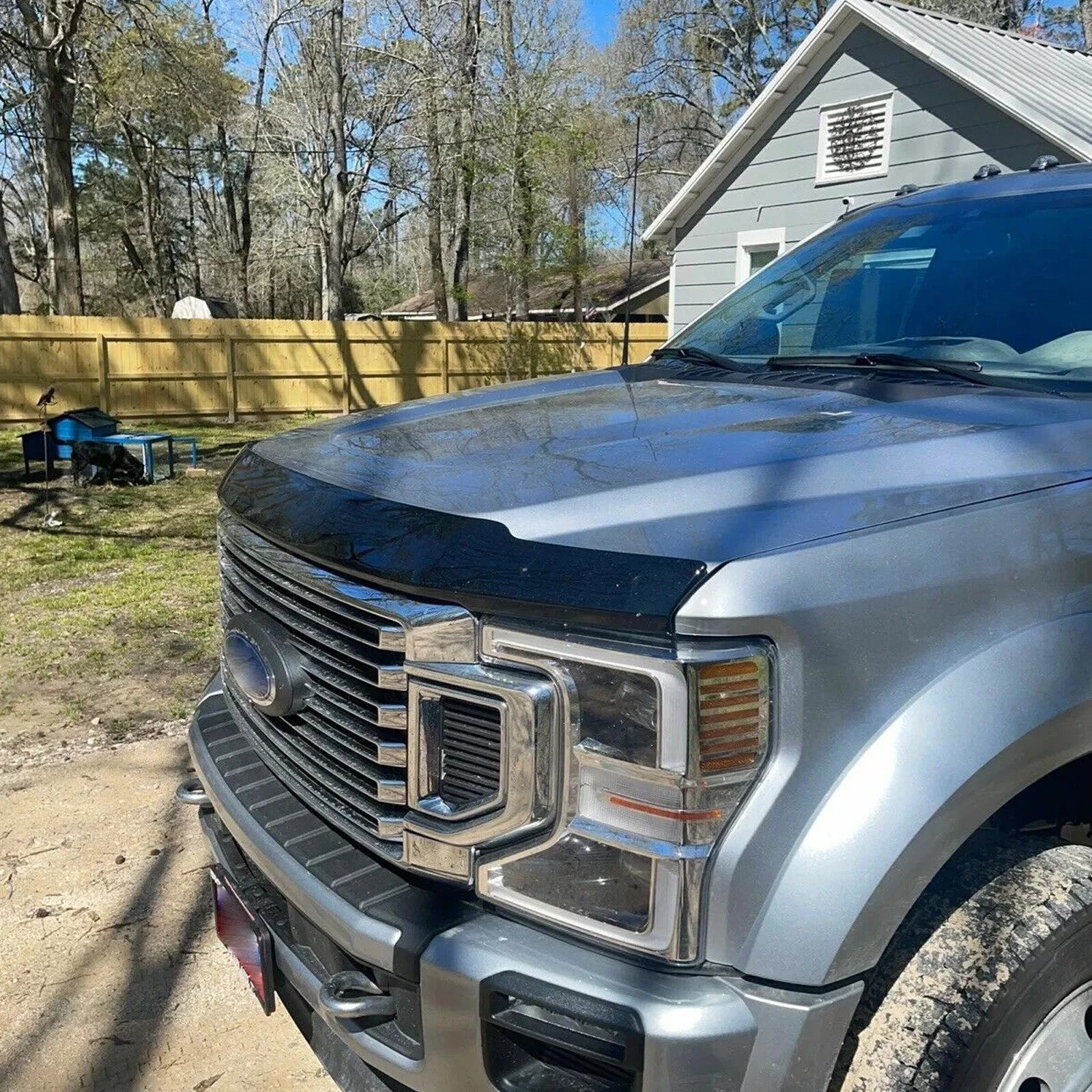 Hood Deflector Bug Shield for Ford F250 F350 Super Duty (2017–2022)