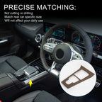 Center Console Panel Sticker for Mercedes-Benz GLA Class (2020–2021) Deep Brown