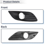 1 Pc Fog Light Grill for Ford Focus Mk2 (2009–2012) Black