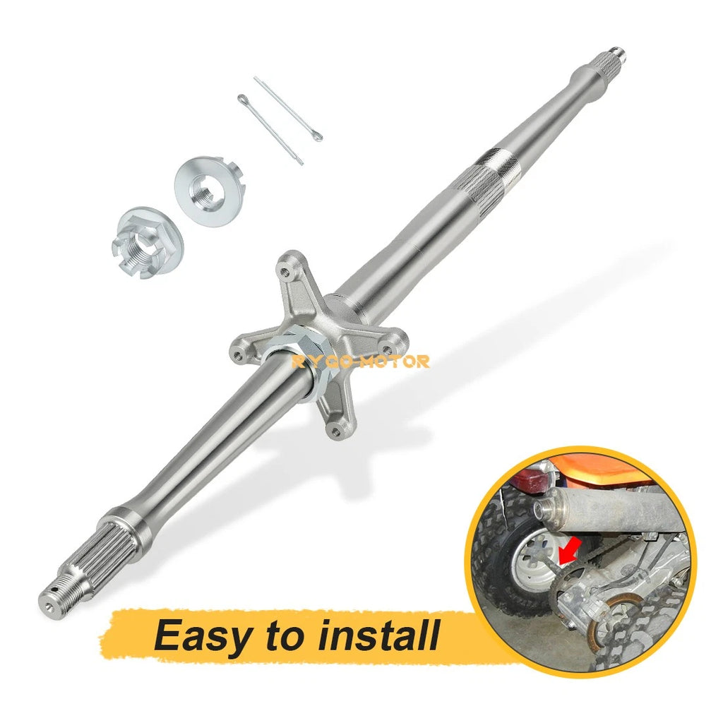 Rear Axle Shaft for Suzuki Quadsport Z400 (2003–2008) Kawasaki KFX400 (2003–2006)
