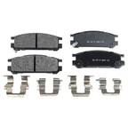 Set of 4 Semi-Metallic Brake Pads for Subaru Legacy (1996)