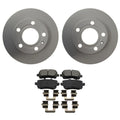 Brake Pads & Rotors Kit for Audi A4 Base Sedan (2002–2008) - Hella, Bosch