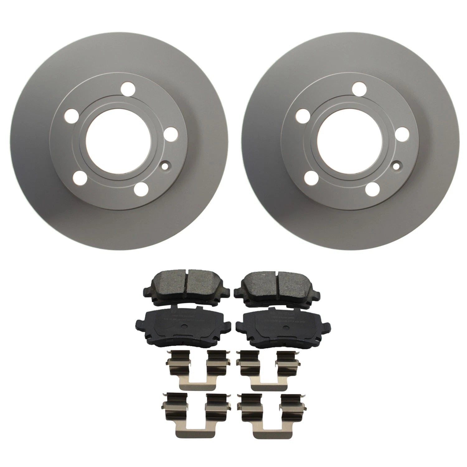 Brake Pads & Rotors Kit for Audi A4 Base Sedan (2002–2008) - Hella, Bosch