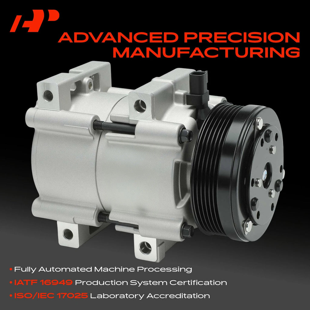 A/C Compressor for Ford Mustang (2007-2010) V6 4.0L