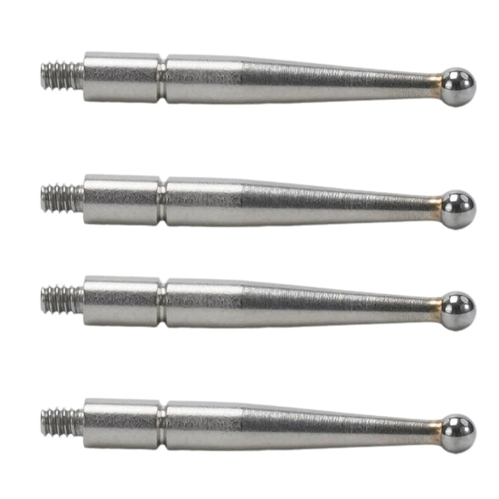 Set of 4 Contact Points for Dial Test Indicator M1 6 Thread Shank