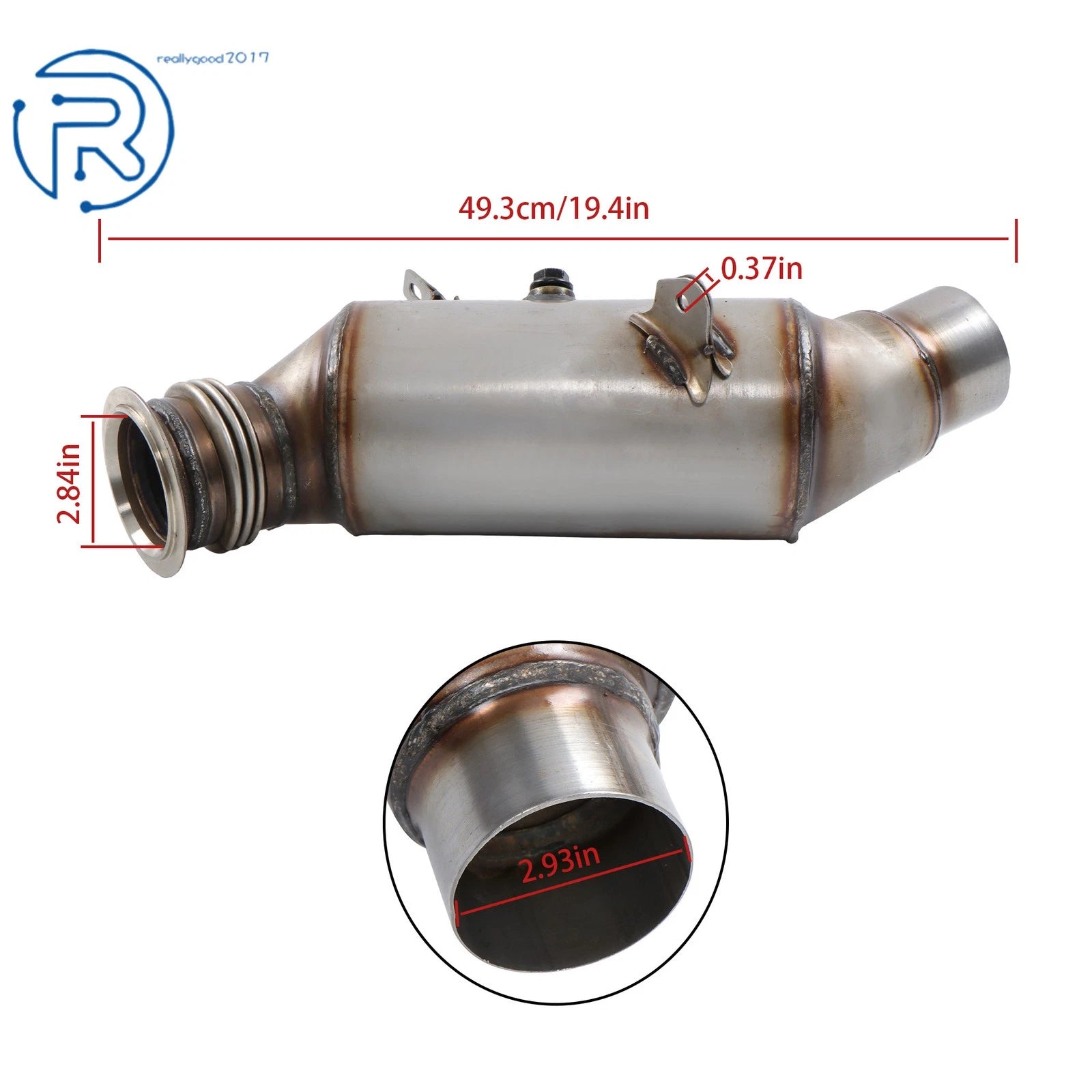 Front Catalytic Converter for BMW X5, X6, 535i (2011-2015)