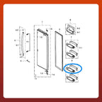Door Bin Shelf for Samsung Refrigerator (Compatible)