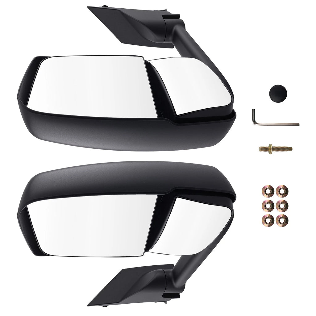 Manual Black Towing Mirror for GMC Savana 2500 (2003–2011) 25894030