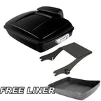Chopped Trunk & Mount Rack Pad for Harley Touring Electra Road Glide (1997–2008)