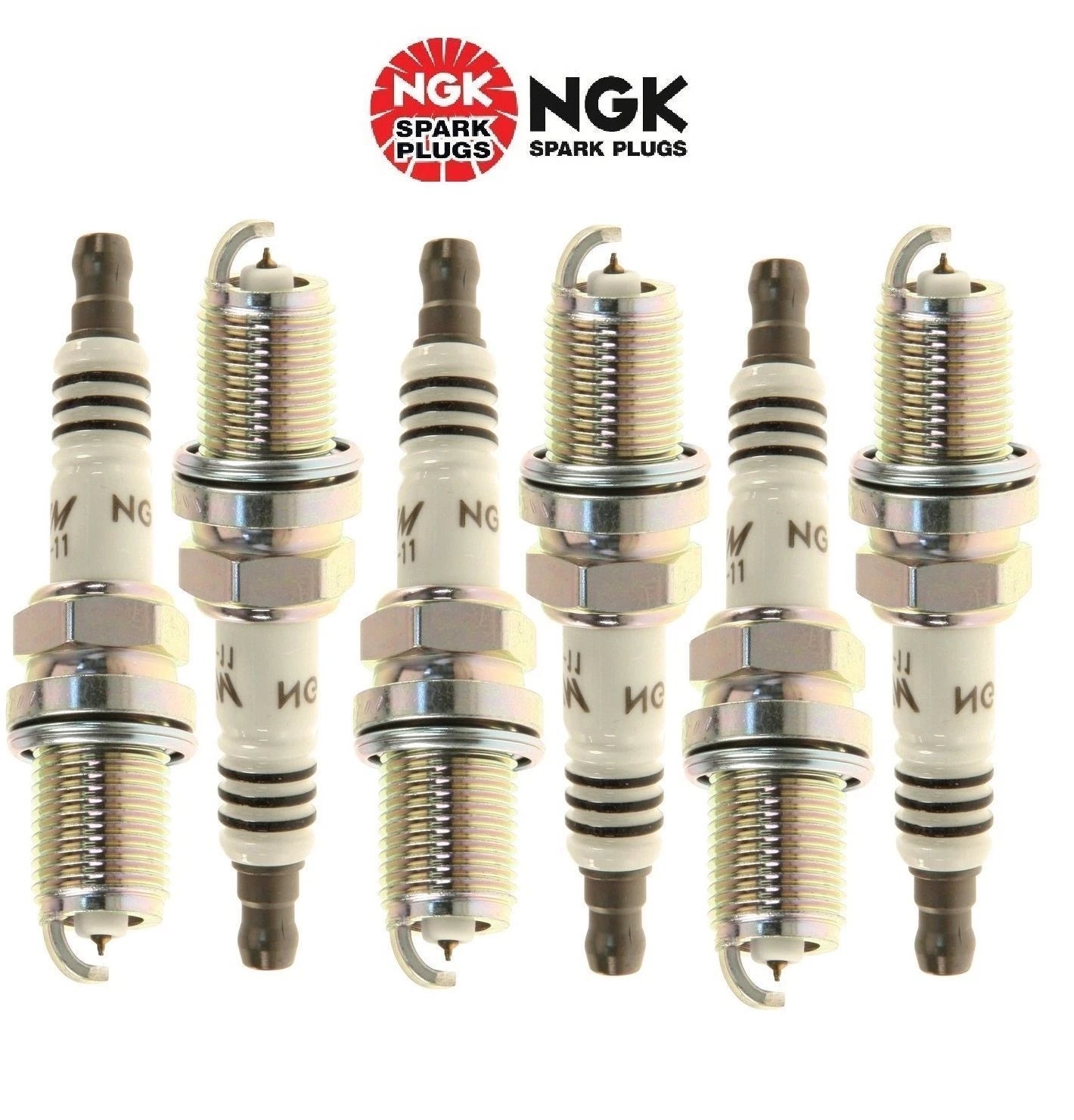 Set of 6 NGK 6418 Iridium IX Spark Plugs for
