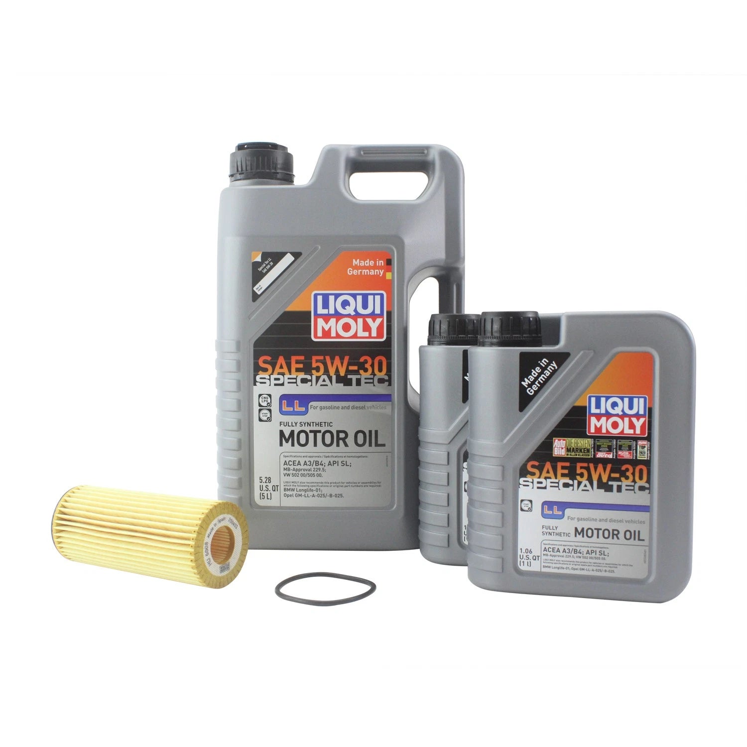 Liqui Moly Special Tec LL 5W-30 Oil Change Kit for Mercedes E350 (2010–2016)