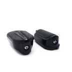 Black Foot Pegs for Harley Softail Slim FLS/FLSS (1984–2017)