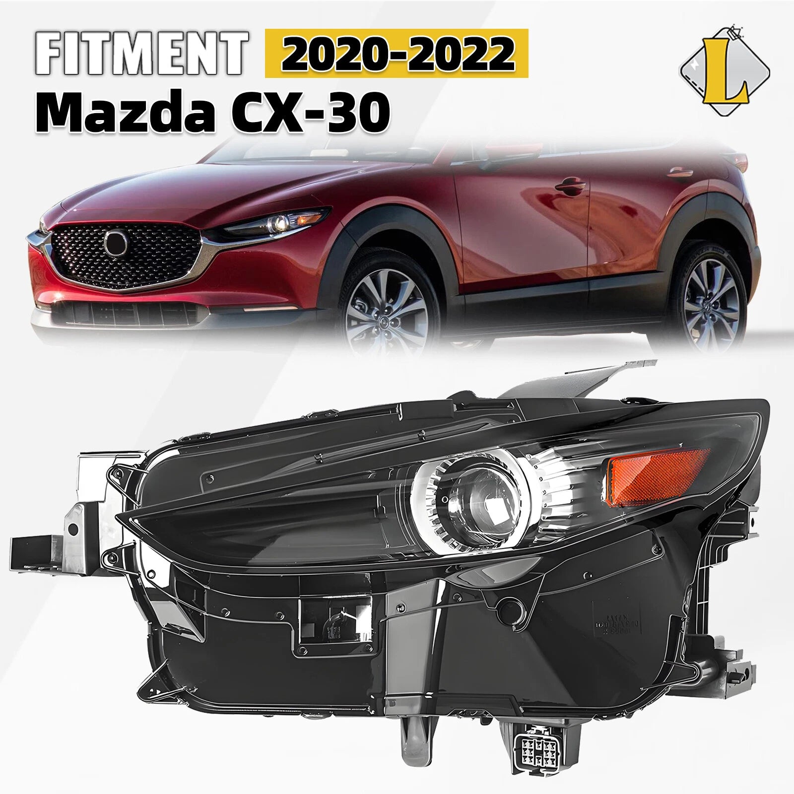 Full LED Headlight for Mazda CX-30 (2020–2022)