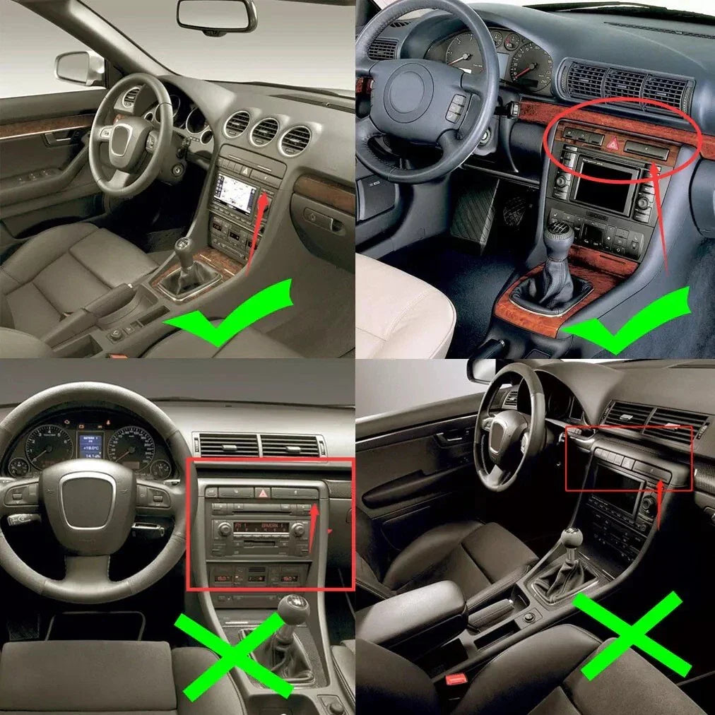 Stretch Folding Cup Holder Stand for Audi A6 C5/A4 (1998–2005)