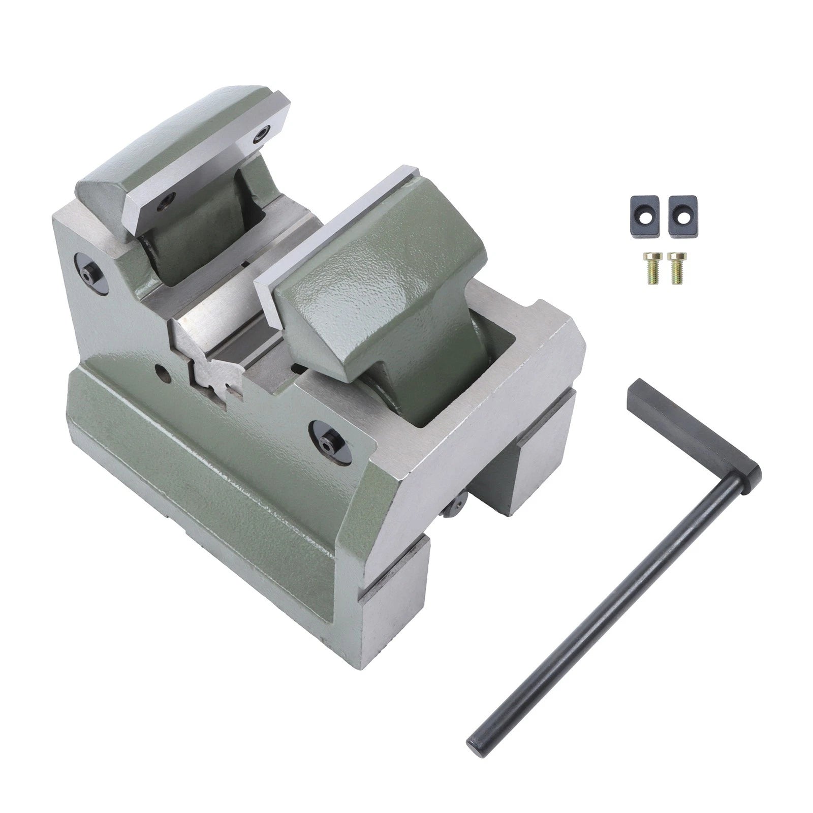 4" Horizontal Vertical Machine Vise for Holding Shafts and Round Parts