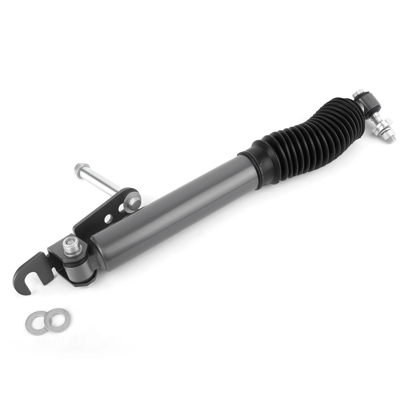 Front Steering Damper for Chevy Silverado GMC Sierra HD 4WD (2016–2026) Black