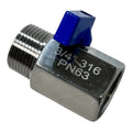 Mini Ball Valve 3/4'' NPT for Durachoice VBSM2-075 (316 Stainless Steel)