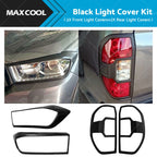 Matte Black Head Tail Light Trim Cover for LDV T60 (2017–2021)