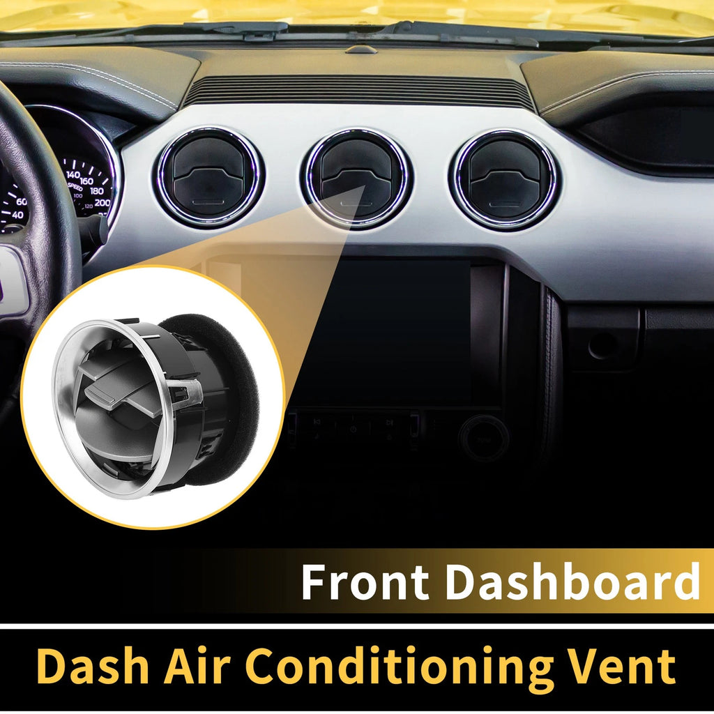 Dash AC Heater Air Vent for Ford F150 (2009–2014) Center Outlet Matte Black