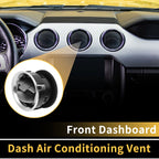 Dash AC Heater Air Vent for Ford F150 (2009–2014) Center Outlet Matte Black