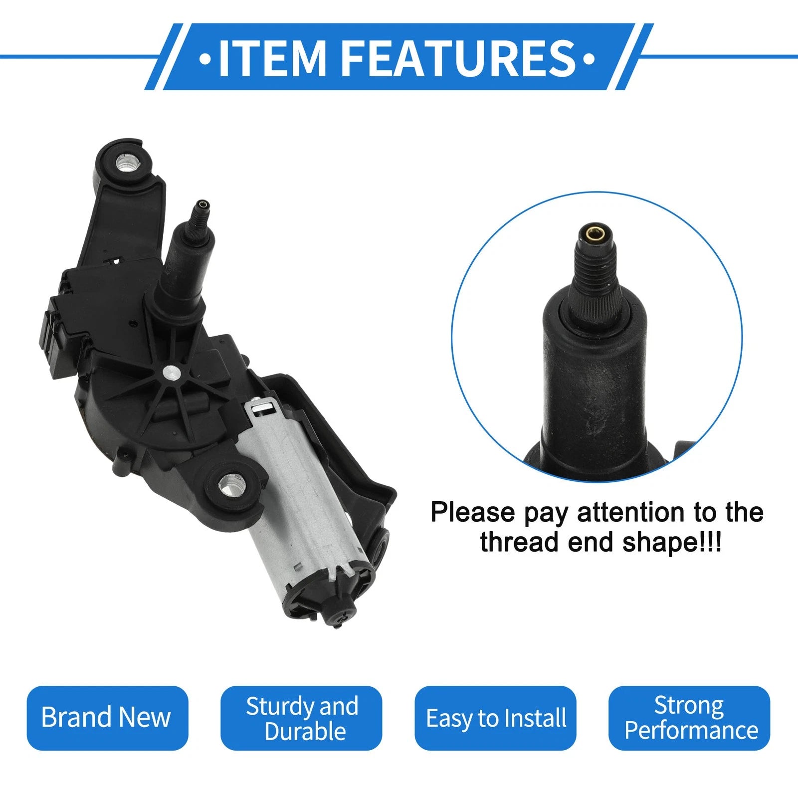 Rear Windshield Wiper Motor for BMW 1 Series E81 (2008–2012) No. 67636921959