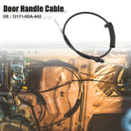 Front Left Door Handle Release Cable for Honda Accord (2003–2007) Black