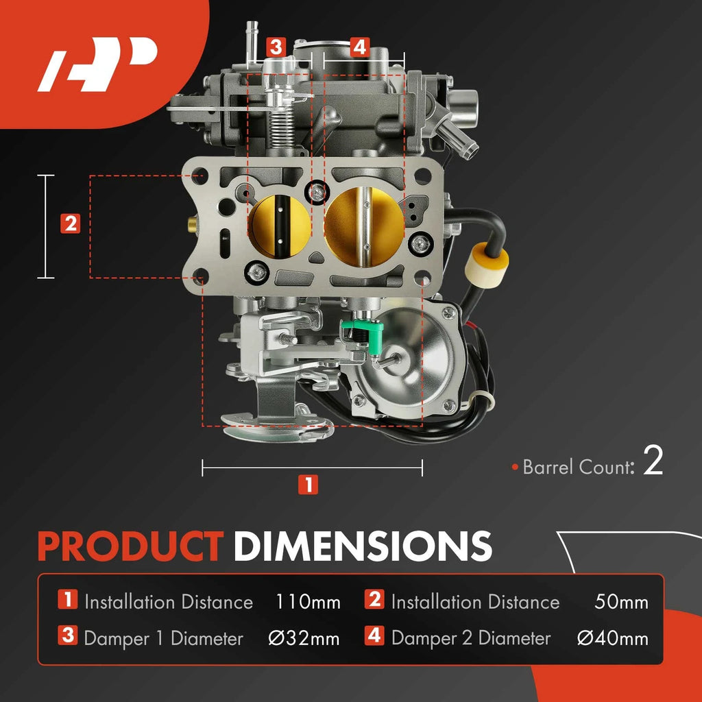 2 Barrel Carburetor for Toyota Liteace 3Y (1992-2000)