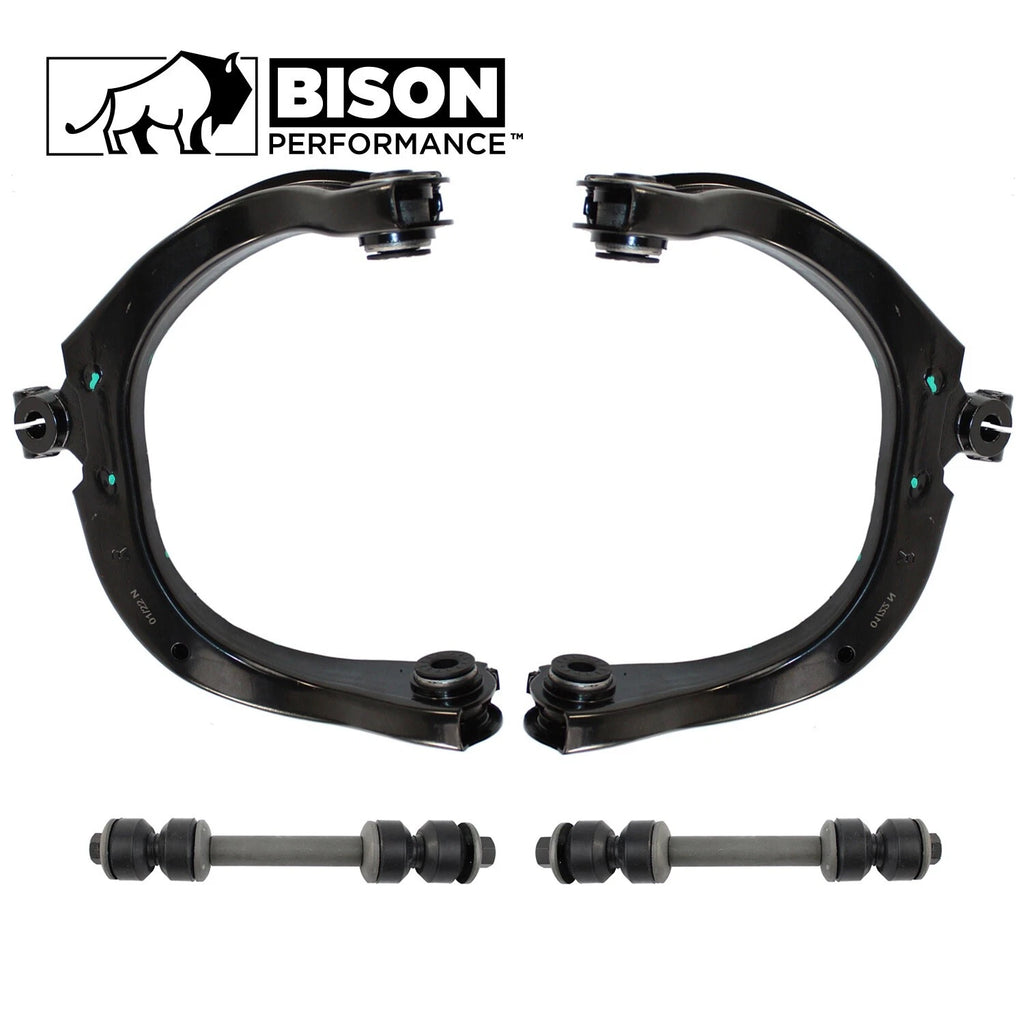 Set of 4 Front Upper Control Arms & Sway Bar Links for GMC Envoy 2002–2009