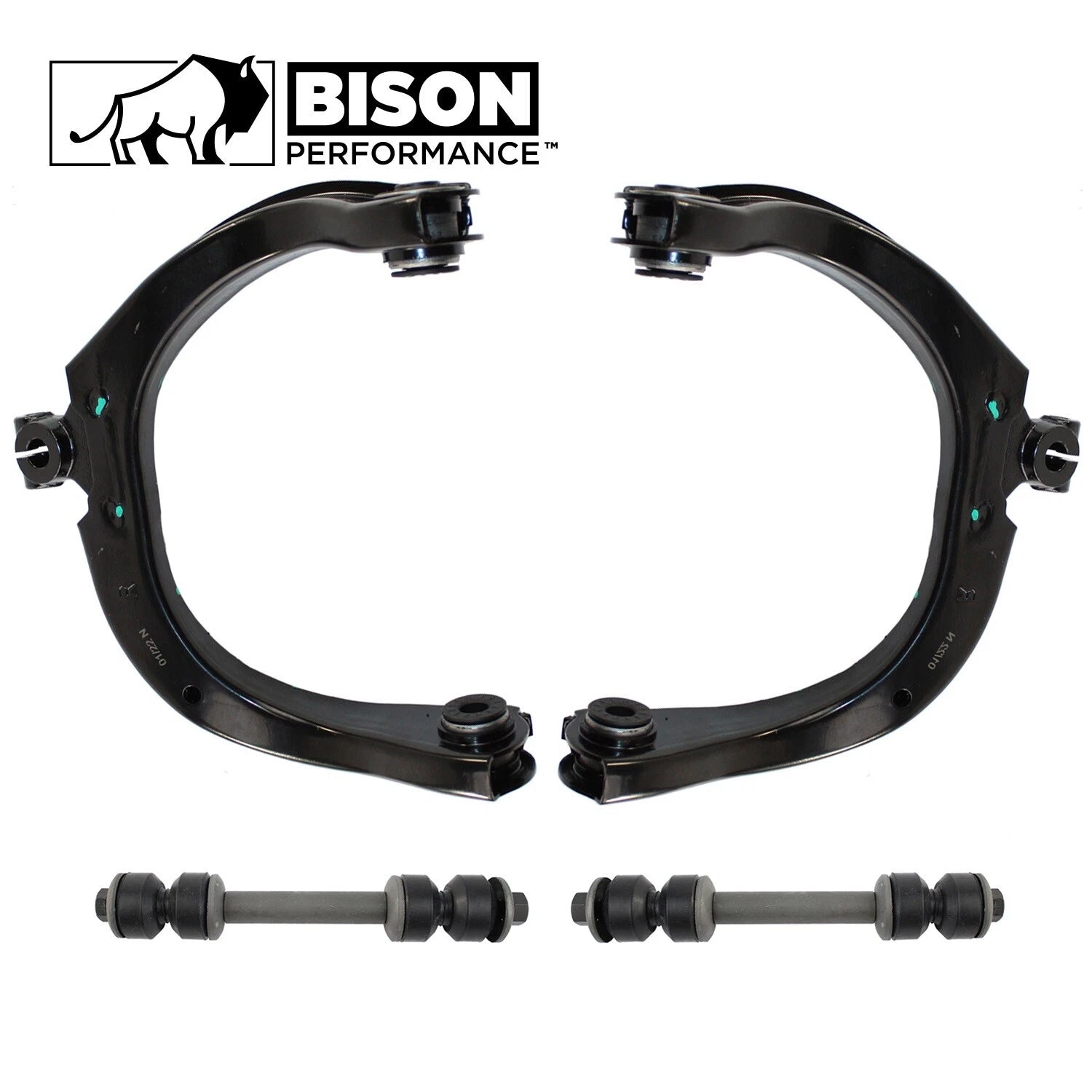Set of 4 Front Upper Control Arms & Sway Bar Links for GMC Envoy 2002–2009