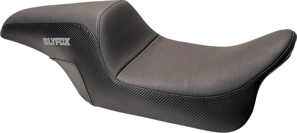 Drifter Seat for FL (1997–2007) - Gray Logo, Smooth Vinyl, Carbon Fiber