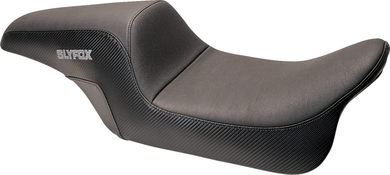 Drifter Seat for FL (1997–2007) - Gray Logo, Smooth Vinyl, Carbon Fiber