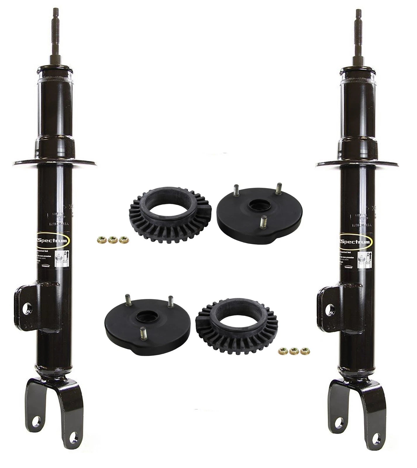Set of 2 Monroe Front Struts & Mounting Kits for Dodge Charger SE R/T (2006–2010)