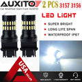 2X 3157 48H LED Tail Brake Stop Backup Reverse Turn Signal Bulb for