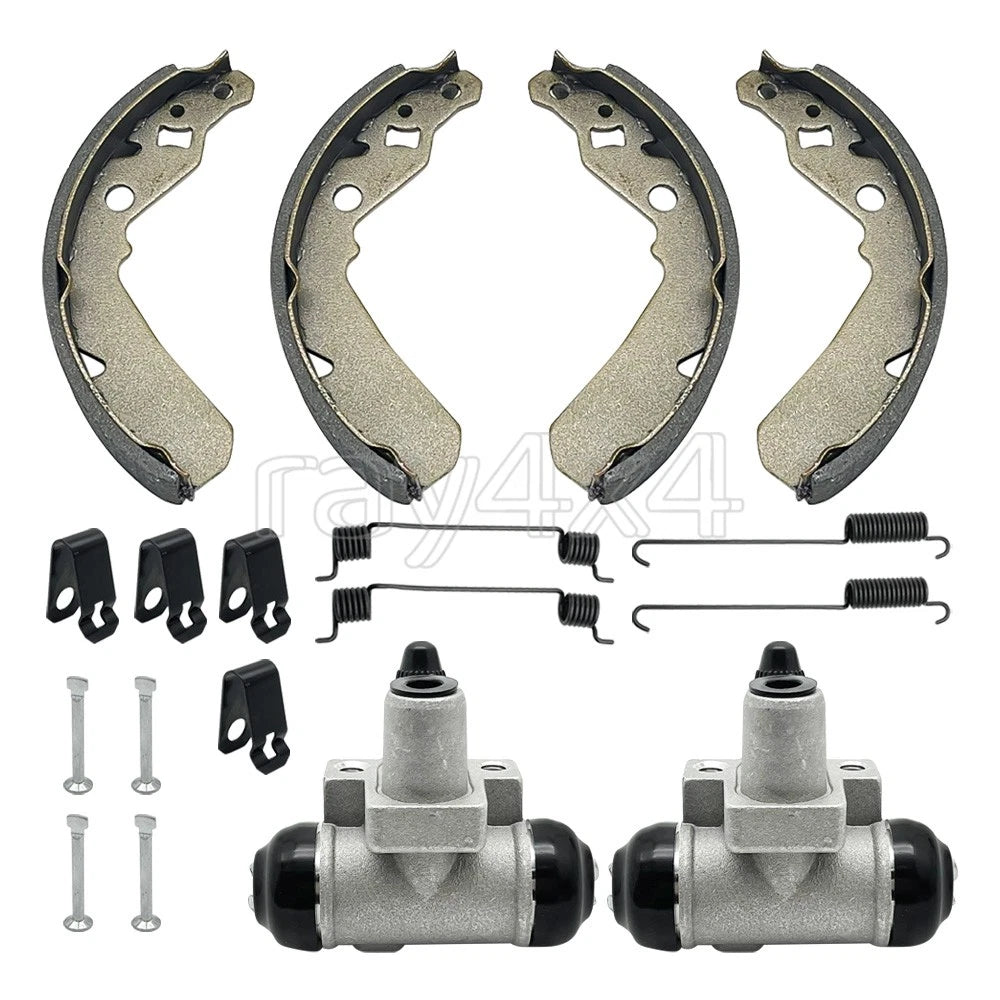Rear Brake Wheel Cylinders w/Shoes for Kawasaki KAF400 Mule (1992–2006)