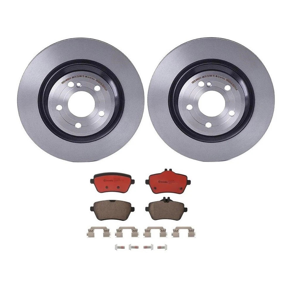 Brembo Rear Brake Kit 320mm Disc Rotors Ceramic Pads for Mercedes R231 (2012–2019)