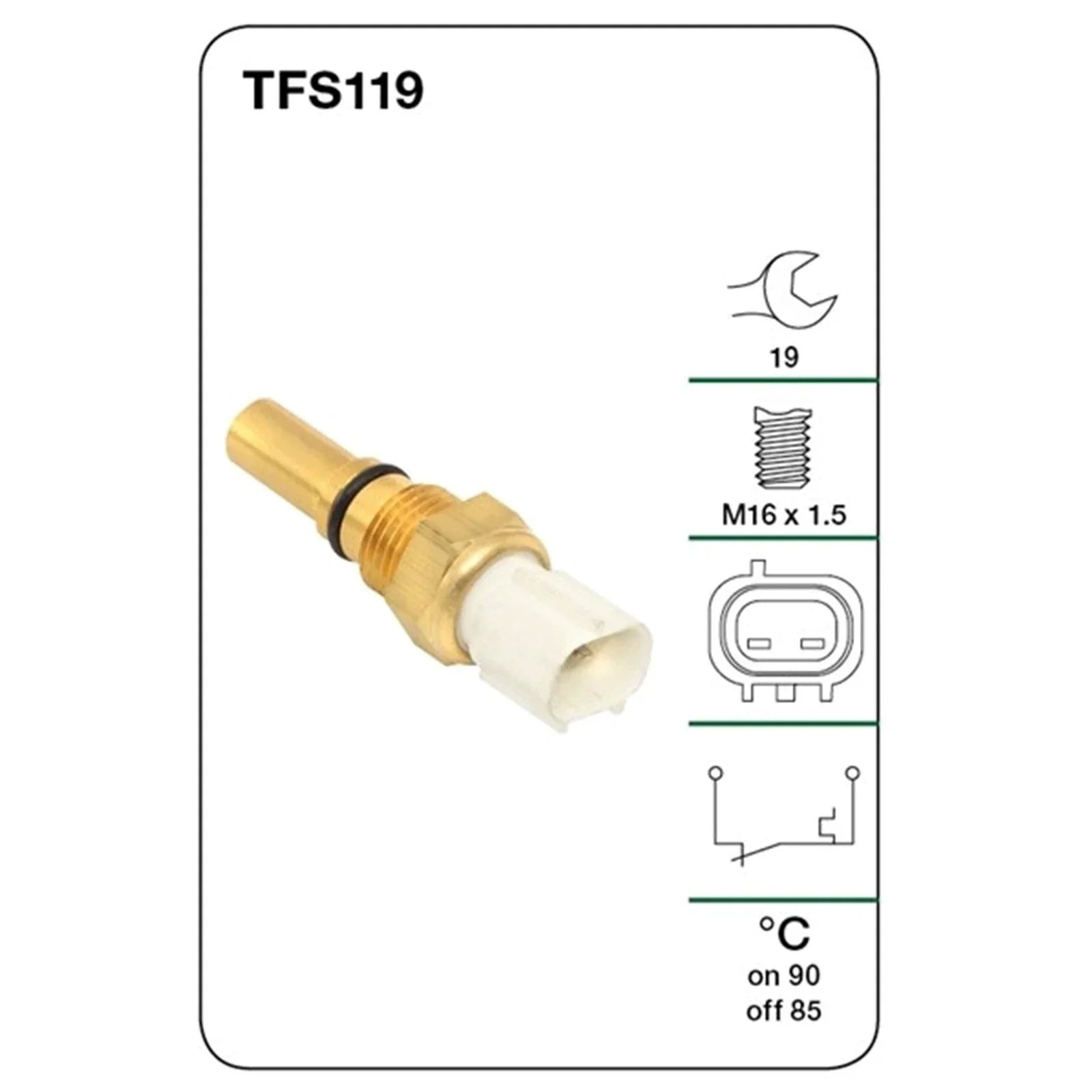 Cooling Fan Switch for Toyota MR2 SW20 (1991–1999)