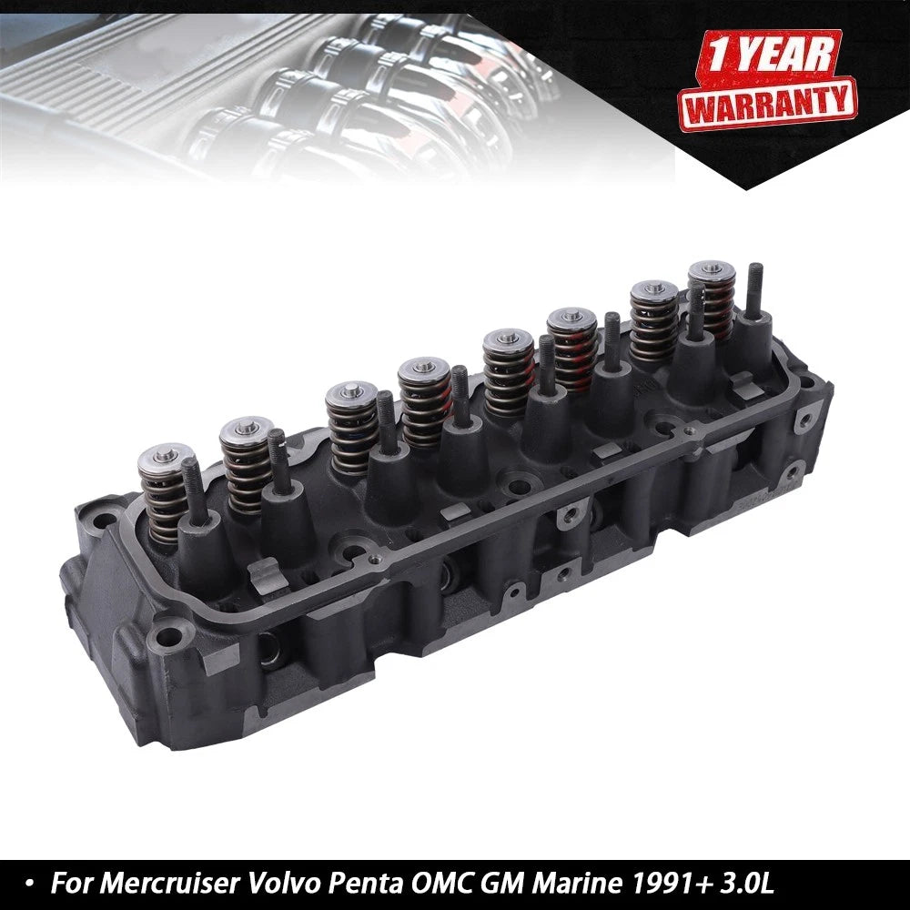 Cylinder Head for Mercruiser Volvo Penta OMC GM 3.0L Marine Engine (1991–Present)