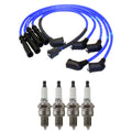 NGK Wire Set & Denso Spark Plugs Kit for Mazda 323 (1990–1994)