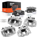 Set of 12 Ceramic Brake Pads and Calipers for Dodge Durango Jeep 