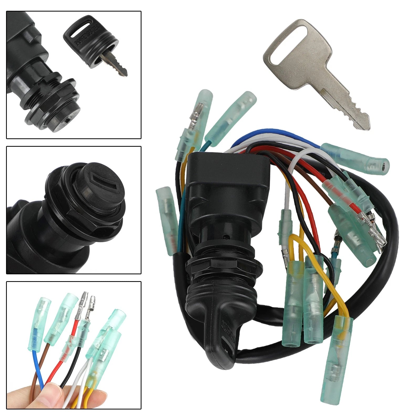 Ignition Key Switch for Yamaha Outboard 75-150HP (1975–1985) 703-82510