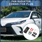 2 Pin Fan Radiator Connector Plug for Toyota 