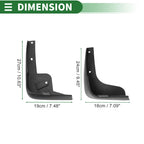 Set of 4 Mud Flaps Splash Guards for Nissan Tiida (2005–2010)