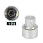 Wheel Lock Lug Nut Anti Theft Screw Removal Key for BMW 3 5 Series (1X)