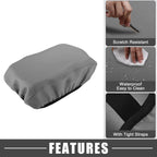 Arm Rest Box Cover Protector for Subaru Forester (2019–2023) Faux Leather Gray